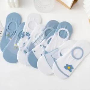 덧신 양말 페이크삭스 여자 쿨 데일리 블루 9개입