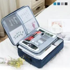 여행 소품 케이스 케리어 파우치 트렁크 백 장금장치 파티션디자인 망주머니 방수재질 민트 블루 블랙