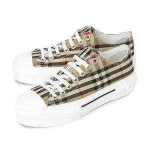 오피스룩 버버리 체크 스니커즈 JACK L LOW 8050506 (남여공용)