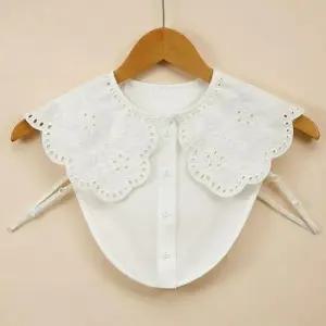 넥케이프 자수 페이크카라 이너카라 펀칭 빅