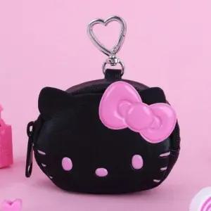캐릭터미니 파우치 블랙 페이스 컬러풀 화장품 소품 케이스 키링 가방고리