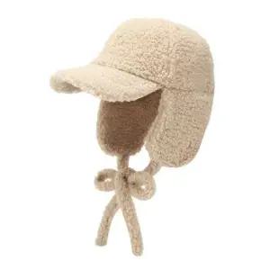 귀도리 모자 아이보리