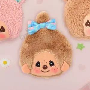 캐릭터 동전지갑 몬치치 몬치치짱 베이지 똑딱 지갑 소품 케이스