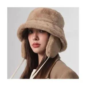 [하프클럽/셀러허브]겨울 여성 귀도리 선물 가을 보온 털모자 방울