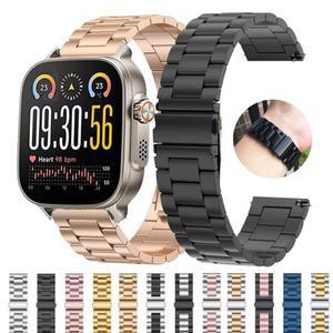 리얼미 워치 5용 스테인리스 스틸 스트랩 22mm 메탈 밴드 S2/S SPro/2 2Pro/리얼미 3 Pro용 코레아 벨트