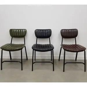 [하프클럽/셀러허브]가죽의자 식탁 카페 인테리어 의자(3color)