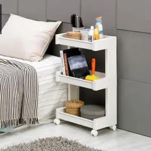 [하프클럽/셀러허브]이동식 수납장 모듈수납장 3단 카트형 트롤리