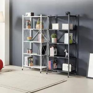 [하프클럽/셀러허브]접이식 철제 선반 주방선반 이동식 5단