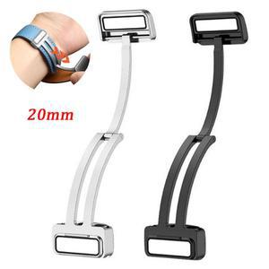 스테인레스 스틸 접이식 버클 스마트 워치 밴드  마그네틱 메탈 스트랩 걸쇠  삼성호환 갤럭시호환 4 5 용