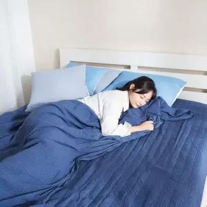 [알티피아]시어서커 여름 이불 홑이불 냉감 리플 침대 패드 얇은 여름용