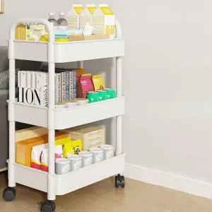 [하프클럽/셀러허브]이동식 바퀴달린 주방 트롤리 식기건조기 3단