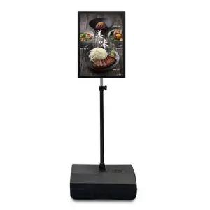 [하프클럽/셀러허브]스탠드 물통형 개폐식 홍보 전광판 안내판 A3