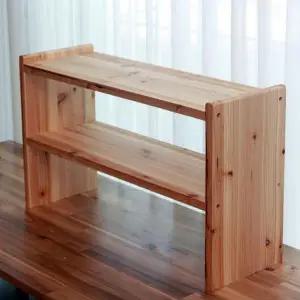 [하프클럽/셀러허브]나무선생 삼나무 주방선반 원목 2단 다용도