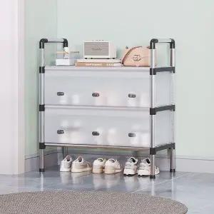 [하프클럽/셀러허브]조립식 신발 정리대 신발정리함 수납 보관 3단