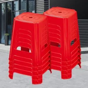 [하프클럽/셀러허브]일반형 미니의자 사각 간이의자 10개/포장마차