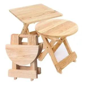 [하프클럽/셀러허브]원목화분받침 접이식 화분받침 미니 사각 원형