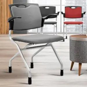 [하프클럽/셀러허브]컴퓨터의자 바퀴없는 회의실 가성비 대기실 c15