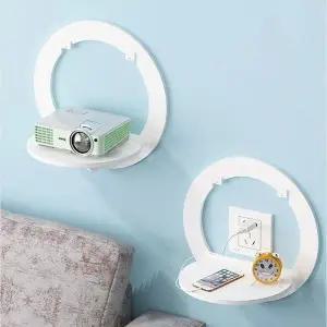 [하프클럽/셀러허브]다용도 우드락 콘센트선반 선반