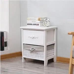 [하프클럽/셀러허브]레나퍼니처 거실가구 로로티 라탄 2단 서랍장