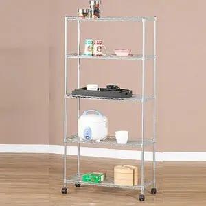 [하프클럽/셀러허브]수납장 메탈선반 세강메탈랙19파이 실버5단750