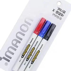 [하프클럽/셀러허브]네임펜T 트윈 모나미 흑청적 3색세트