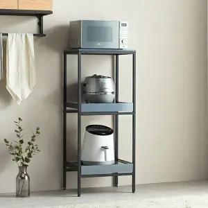 [하프클럽/셀러허브]럭스 그레이 수납장 싱글 렌지대