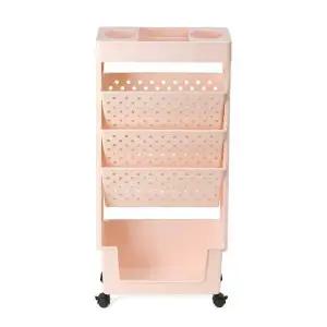 [하프클럽/셀러허브]활용 이동식 바퀴달린책꽂이 북 책장 카트 5단