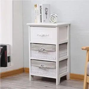 [하프클럽/셀러허브]레나퍼니처 수납장 로로티 라탄 3단 서랍장