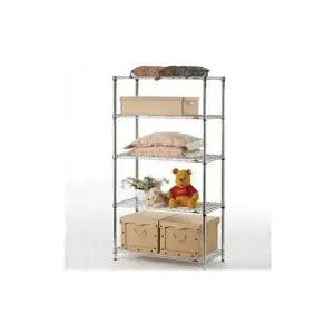 [하프클럽/셀러허브]수입 메탈선반 철제선반 메탈랙 750 5단