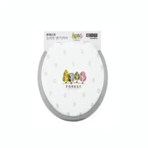 [SBD] 변기카바 O형 좋은 쿠션감 그레이 변기커버 소프트 중