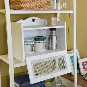 [하프클럽/셀러허브]밀키 식탁정리함 1단 철망수납장