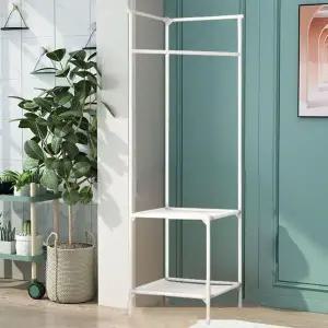 [하프클럽/셀러허브]코너 옷행거 행거 좁은 조립식 옷걸이 공간활용