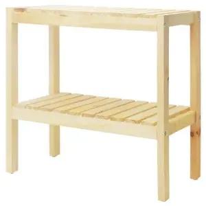 [하프클럽/셀러허브]원목2단벤치신발장(소) 나무