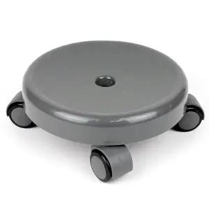 [하프클럽/셀러허브]바퀴의자 좌식의자 원형 목욕 의자 바퀴 그레이