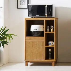 [하프클럽/셀러허브]미르 정리대 고무나무 원목 수납장 600 800