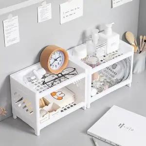 [하프클럽/셀러허브]니 2단 선반 화장대 미니선반 책상 수납선반