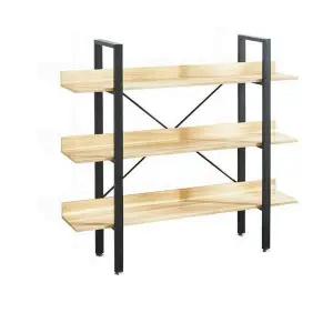 [하프클럽/셀러허브]RO107-05 철제 책장 와이드3단 책장