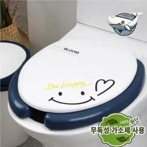 변기커버대형 안전한 쿠션 변기커버 트임 디자인 푹신한