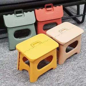 [하프클럽/셀러허브]대형 발디딤대 컬러 접이식 의자