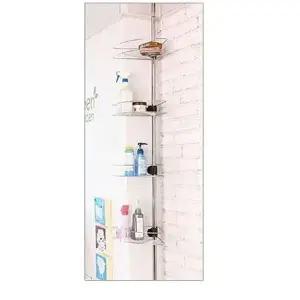 [하프클럽/셀러허브]다용도 공간활용선반 클램프고정코너선반 4단