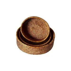 [하프클럽/셀러허브]미얀마 라탄 스몰 오발 L 스몰 BK028