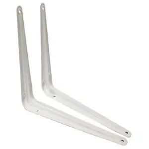 [하프클럽/셀러허브]ㄱ선반받침대2개입-화이트250x300)벽선반 2개입