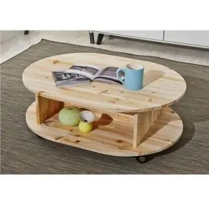 [하프클럽/셀러허브]원목엘립스투윈테이블/소파테이블 다과상