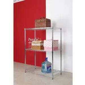 [하프클럽/셀러허브]와이드 메탈렉 900 3단 보관 90x40x120cm