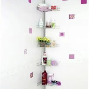 [하프클럽/셀러허브]스텐코너선반 화장실 5단