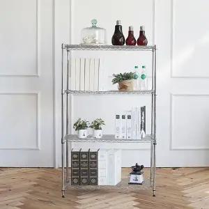 [하프클럽/셀러허브]리빙메탈랙선반 750 수납선반 4단(하판)