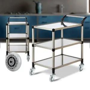 [하프클럽/셀러허브]써빙카 대 무소음바퀴 웨건 주방카트 차 3단