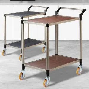[하프클럽/셀러허브]대 와인바퀴 다용도카트 이동식선반 카 2단