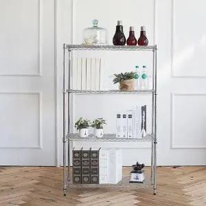 [하프클럽/셀러허브]리빙메탈랙선반 진열대 600 4단