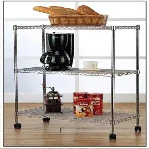 [하프클럽/셀러허브]빠띠라인 메탈랙선반 수납선반 600 3단